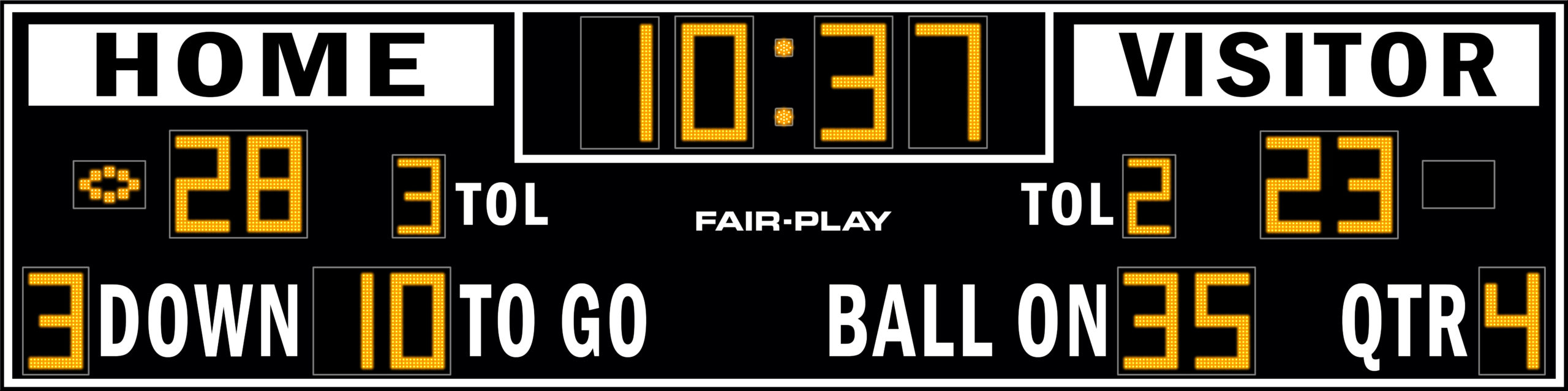 Fb 8132 2 Football Scoreboard Fair Play Scoreboards