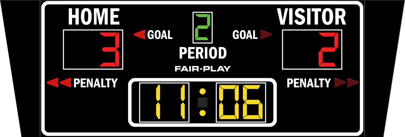 HK18004 Hockey Scoreboard FairPlay Scoreboards