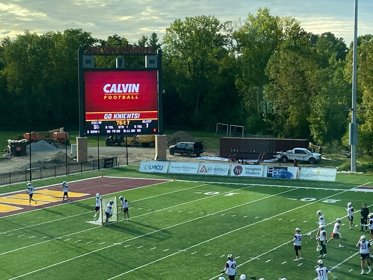 Calvin University 6mm LED video scoreboard, Grand Rapids, MI