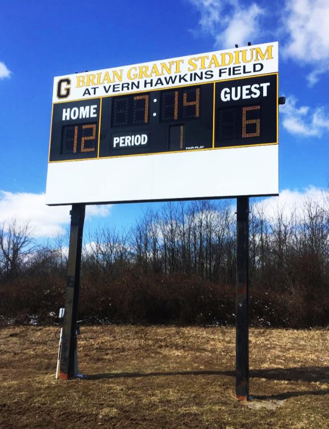 Georgetown High School multi-purpose scoreboard MP-8116-2